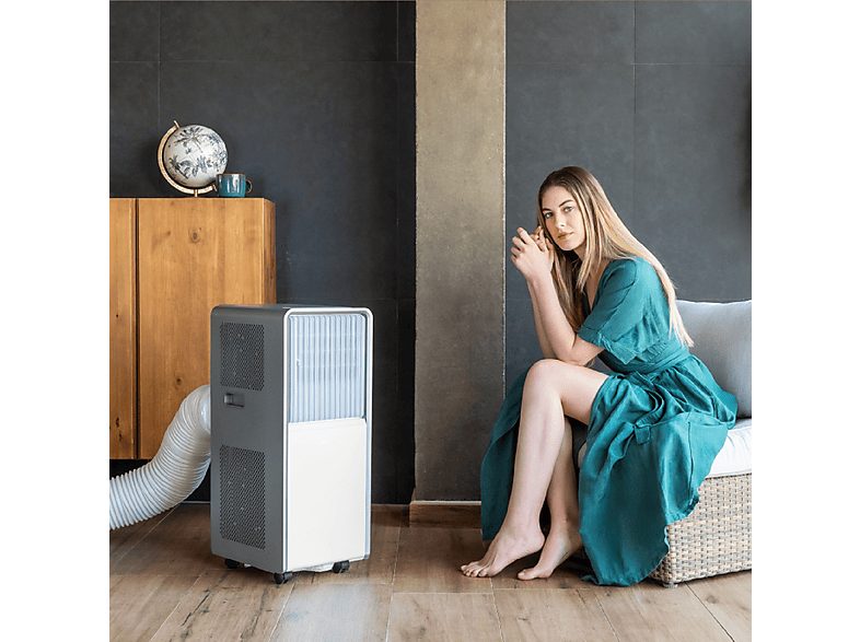 Aire acondicionado portátil - CECOTEC ForceClima 12850 Style Heating Connected, 12000 fg/h, 2 velocidades, 120 m², Multicolor — foto 7