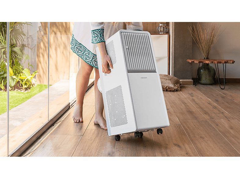 Aire acondicionado portátil - Cecotec ForceClima 7150 Style, 1750 fg/h, 2 velocidades, 20 m², 4 modos, Deshumidificador, Mando a distancia, Blanco — foto 8