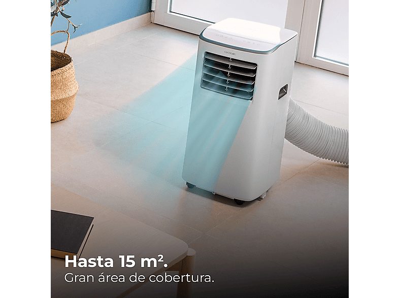 Aire acondicionado portátil - CECOTEC ForceClima 7400 Soundless Touch, 7000 fg/h, 2 velocidades, 15 m², 65 dB(A), Multicolor — foto 4