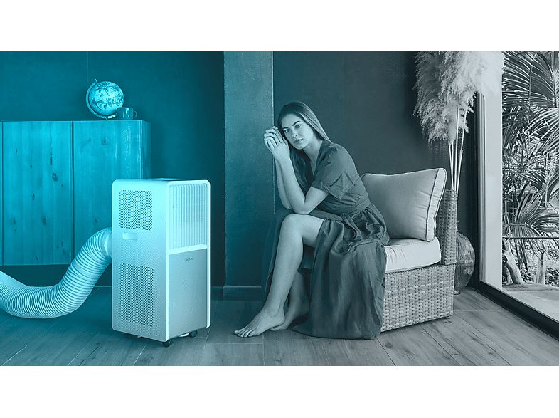 Aire acondicionado portátil - CECOTEC ForceClima 7550 Style Connected, 7000 fg/h, 2 velocidades, 20 m², 65 dB(A), Multicolor — foto 5