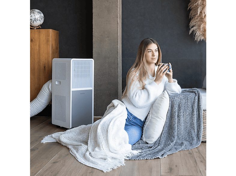 Aire acondicionado portátil - CECOTEC ForceClima 9450 Style Heating, 9000 fg/h, 2 velocidades, 25 m², 65 dB(A), blanco — foto 7