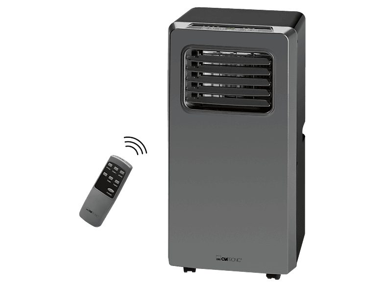 Aire acondicionado portátil - CLATRONIC 263808, 8000 fg/h, 2 velocidades, 70 m³, 65 dB(A), Gris — foto 5