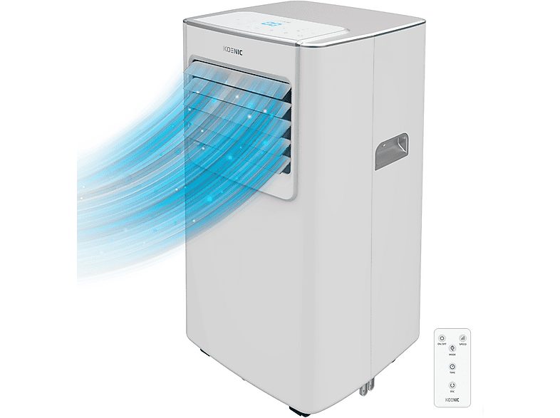 Aire acondicionado portátil - KOENIC KAC 7025 W, 1795 fg/h, 59 dB(A), Temporizador, 2 Velocidades, Blanco — foto 2