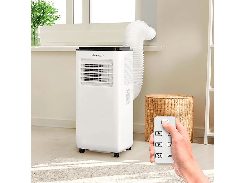 Aire acondicionado portátil - UFESA A7, 12 m², Blanco — foto 2