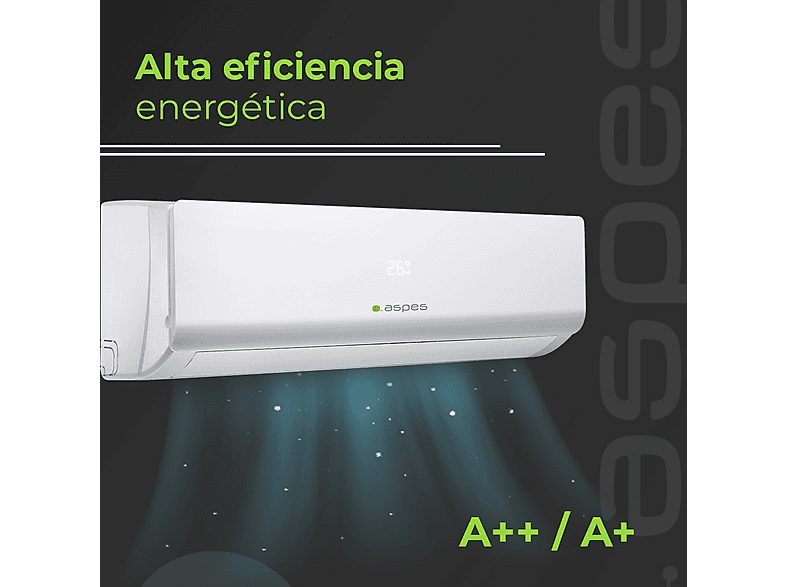 Aire acondicionado Split 1x1 - ASPES AAAS1200W, Not available — foto 2
