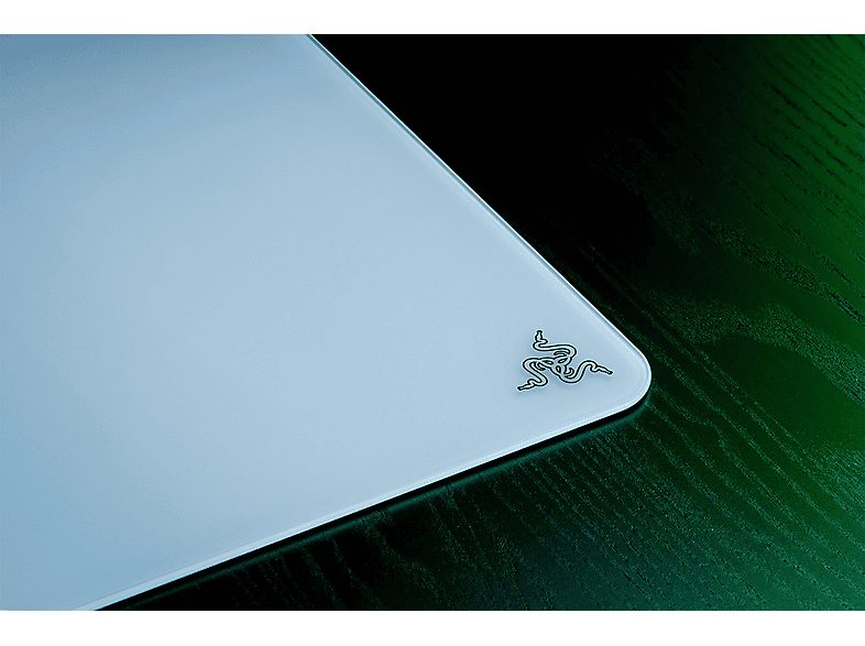 Alfombrilla gaming  - Atlas RAZER, Vidrio templado, Caucho, Blanco — foto 5