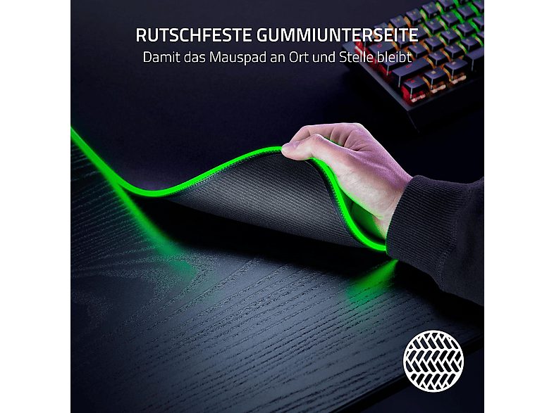 Alfombrilla gaming  - RZ02-02500700-R3M1 RAZER, Tela, Negro — foto 8