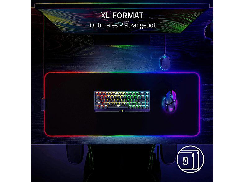 Alfombrilla gaming  - Strider Chroma RAZER, Poliéster, Negro — foto 4