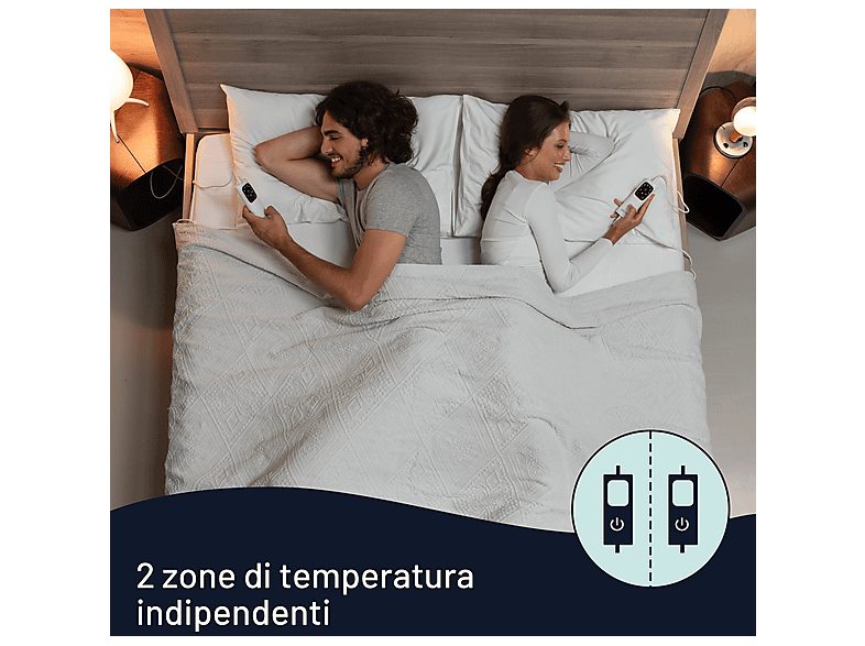 Almohadilla eléctrica - IMETEC 16634, 300 W, 6, Beige — foto 4