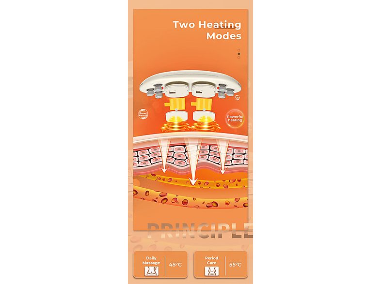 Almohadilla térmica - LALANOS COSMETICS LC-34, 15 W, Beige — foto 3