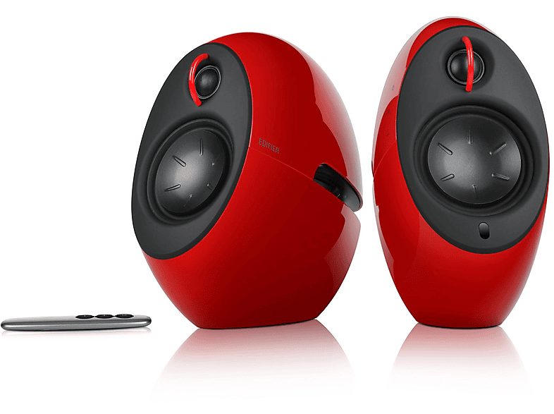 EDIFIER Altavoces de estantería - EDIFIER Edifier Luna Eclipse E25HD, Bluetooth, Rojo