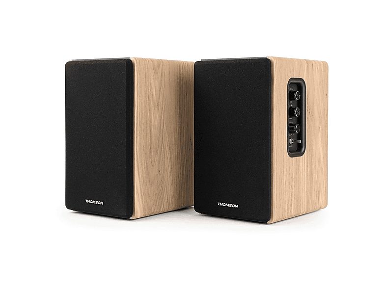 Altavoces de estantería - THOMSON WS902DUO, 150 W, Bluetooth, Madera / Negro — foto 2