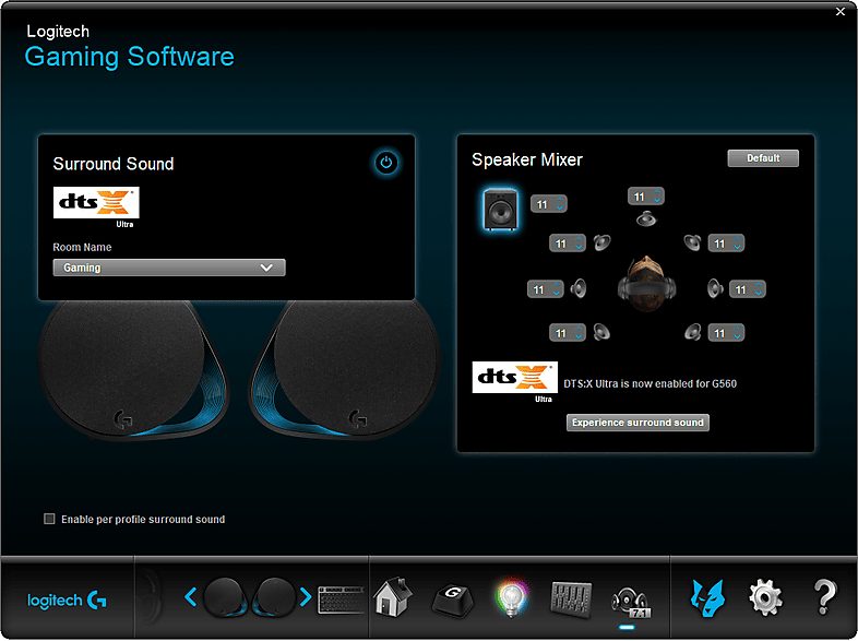 Altavoces gaming - Logitech G560, Bluetooth, RGB Lightsync, Sistema de altavoces 2.1, 240V, Control de graves, Personalizable, Negro — foto 19