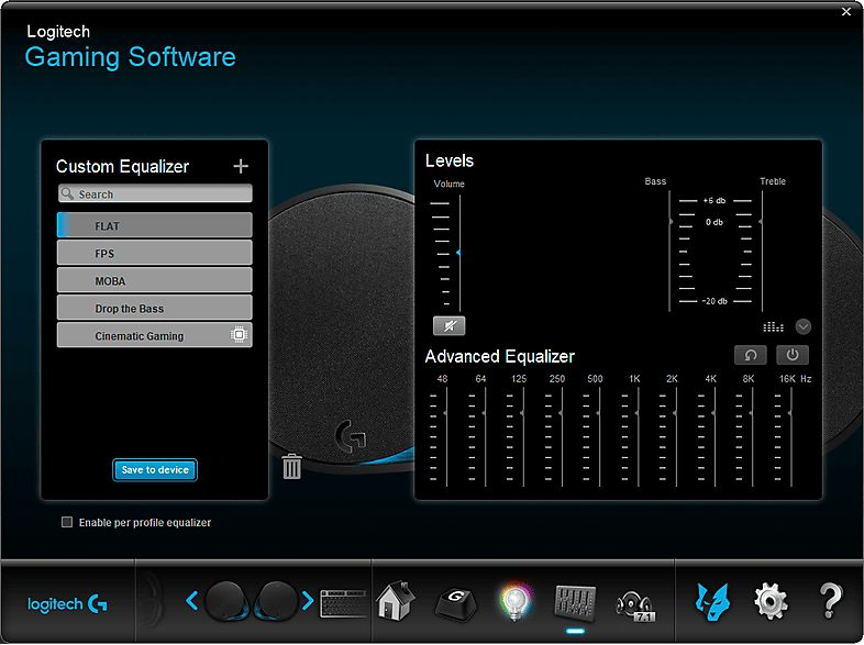 Altavoces gaming - Logitech G560, Bluetooth, RGB Lightsync, Sistema de altavoces 2.1, 240V, Control de graves, Personalizable, Negro — foto 20