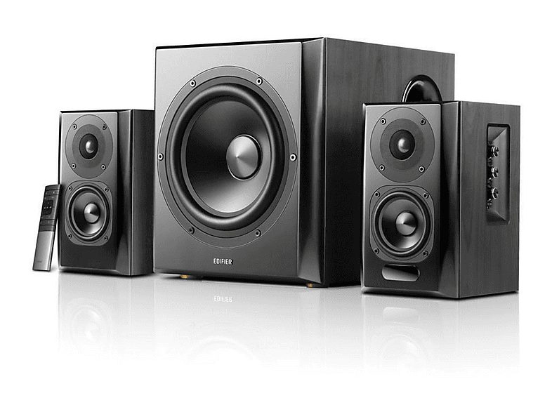 EDIFIER Altavoces Hifi Estéreo - EDIFIER S351DB, 150, 2 canales, Bluetooth, Negro