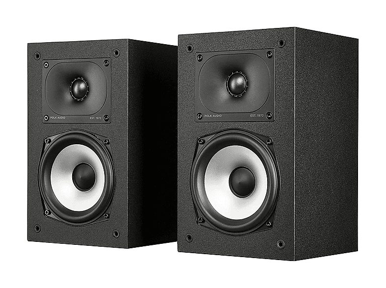 POLK AUDIO Altavoces Hifi - POLK AUDIO Polk Monitor XT15 Black / Altavoces de estantería, 1Watt, 1 canales, Negro
