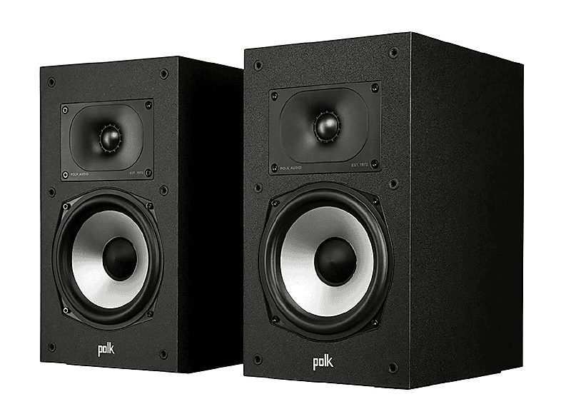 POLK AUDIO Altavoces Hifi - POLK AUDIO Polk Monitor XT20 Black / Altavoces de estantería, 1Watt, 1 canales, Negro