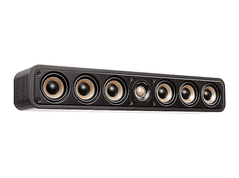 POLK AUDIO Altavoces Hifi - POLK AUDIO Polk Signature Elite ES35 Black / Altavoz central de estantería, 1Watt, 1 canales, Negro