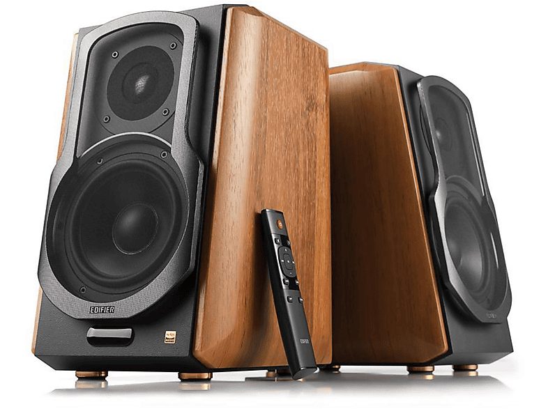 EDIFIER Altavoces para PC - EDIFIER S1000MKII, 120 W, 2 canales, Bluetooth, Brown