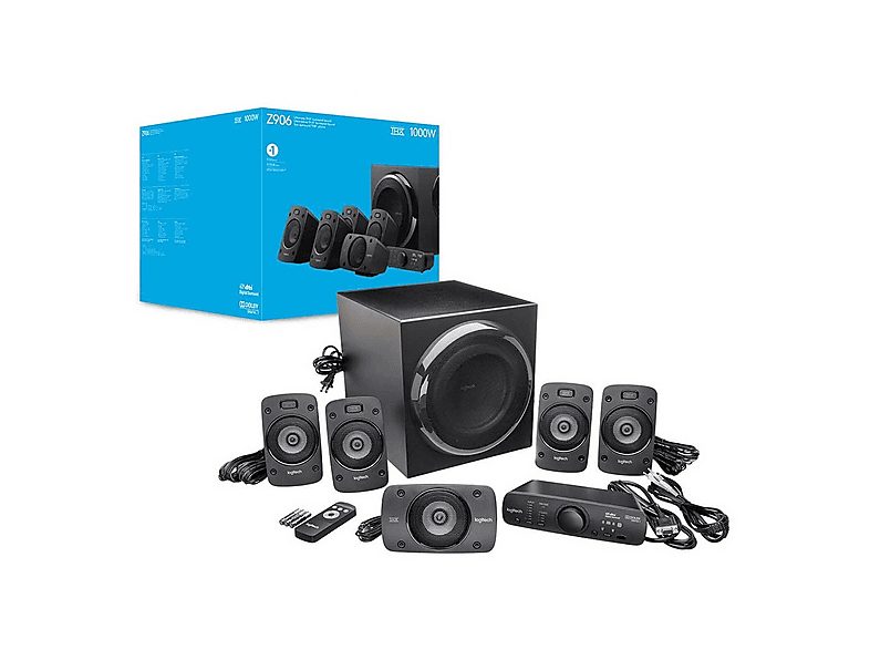 Altavoces para PC - LOGITECH 980-000468, 5 x 67 W + 165 W, 5.1 canales, Negro — foto 6