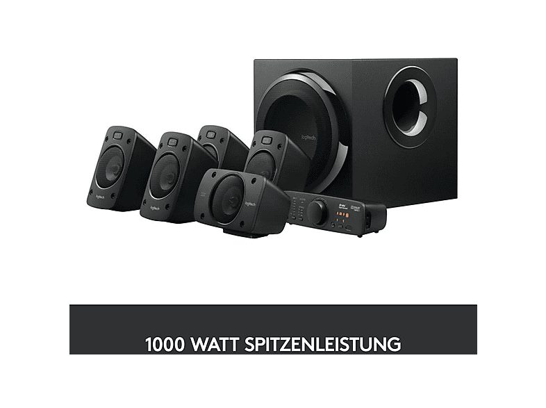 Altavoces para PC - LOGITECH 980-000468, 5 x 67 W + 165 W, 5.1 canales, Negro — foto 8