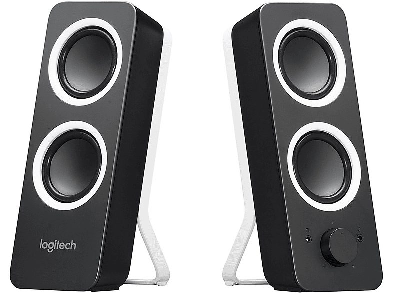 Altavoces para PC - LOGITECH Z200, 2.0 canales, Negro