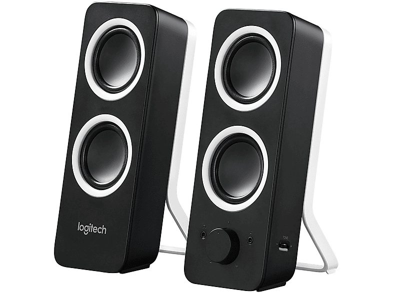 Altavoces para PC - LOGITECH Z200, 2.0 canales, Negro — foto 3