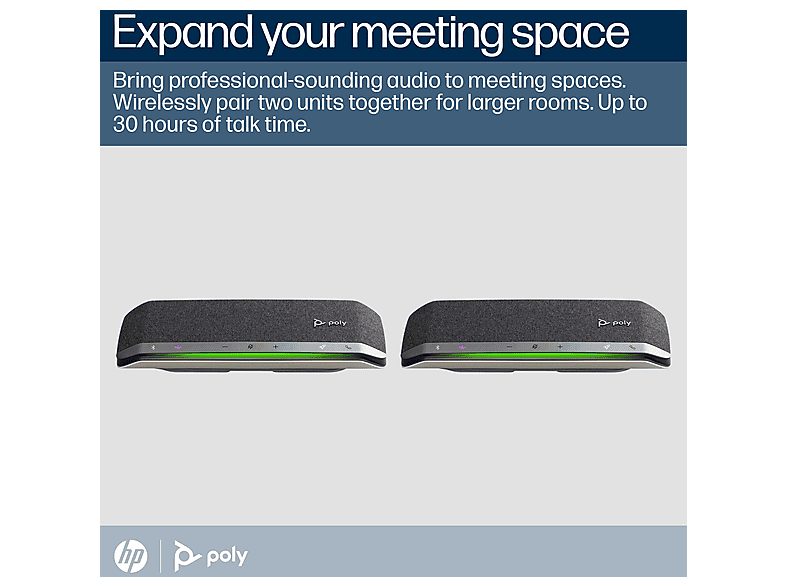 Altavoces para PC - POLY 218764-01, Gris — foto 4