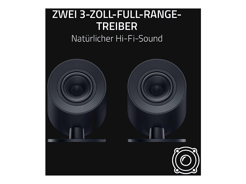 Altavoces para PC - RAZER Nommo V2 X, 20 W, 2.0 canales, Bluetooth, Negro — foto 7