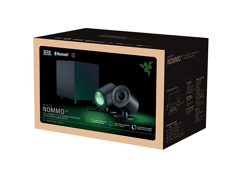 Altavoces para PC - RAZER RZ05-04750100-R3G1, 1 Watt, 2.1 canales, Bluetooth, Negro — foto 8
