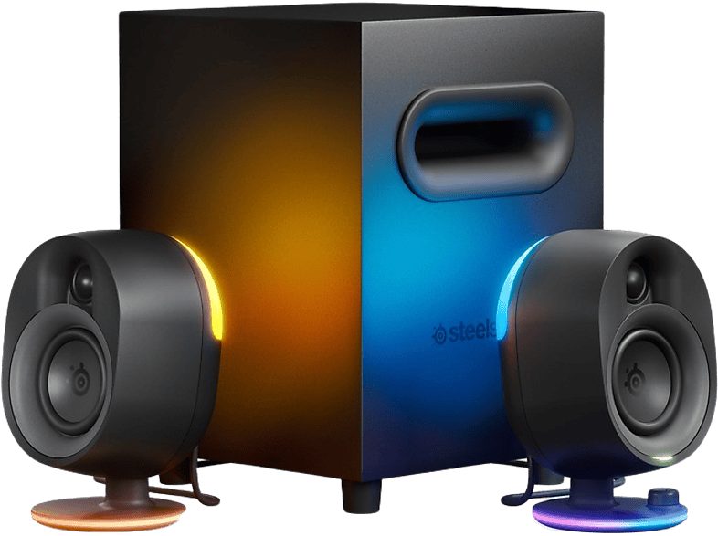 Altavoces para PC - STEELSERIES 61543, 150 W, 2.1 canales, Bluetooth, Negro — foto 2