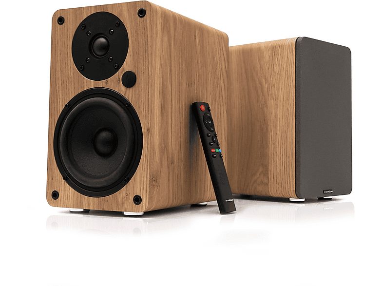 VULKKANO Altavoces para PC - VULKKANO A5 ARC, 2x 50 Watt, 2 canales, Brown