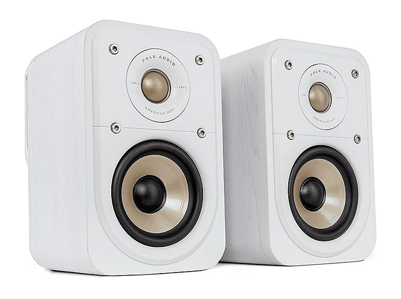 POLK AUDIO Altavoces - POLK AUDIO ES10, 100W, 2.1 canales, Blanco