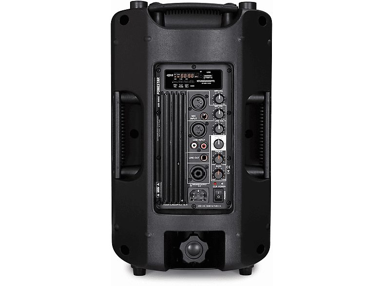 Altavoz alta potencia activo - FONESTAR ASB-880U, 160 W, Negro — foto 3