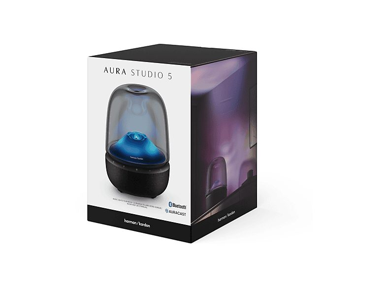 Altavoz bluetooth - Harman Kardon Aura Studio 5, 160 W, Iluminación Ambiental, Negro — foto 13