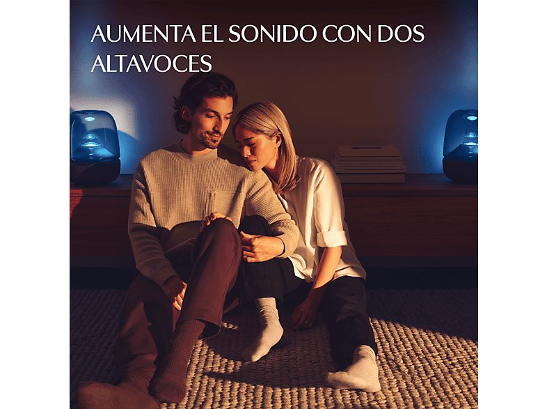 Altavoz bluetooth - Harman Kardon Aura Studio 5, 160 W, Iluminación Ambiental, Negro — foto 5