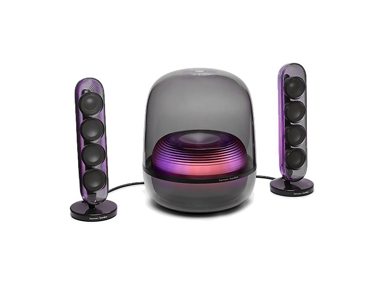 HARMAN KARDON Altavoz bluetooth - Harman Kardon SoundSticks 5, 190W RMS, Bluetooth, Conectividad HDMI ARC, Negro