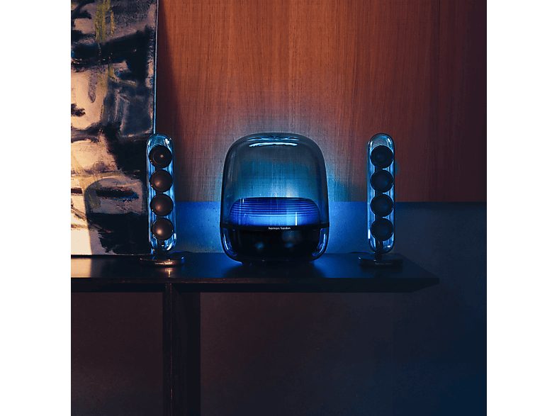 Altavoz bluetooth - Harman Kardon SoundSticks 5, 190W RMS, Bluetooth, Conectividad HDMI ARC, Negro — foto 6