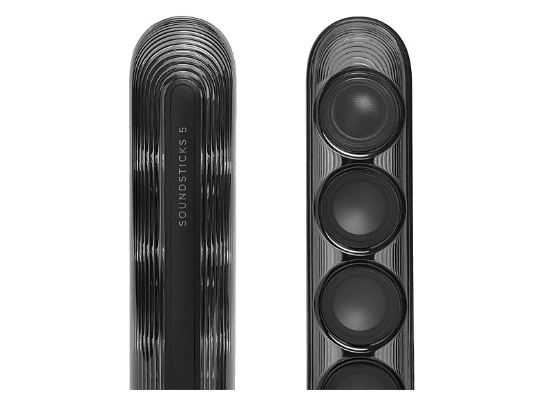 Altavoz bluetooth - Harman Kardon SoundSticks 5, 190W RMS, Bluetooth, Conectividad HDMI ARC, Negro — foto 9