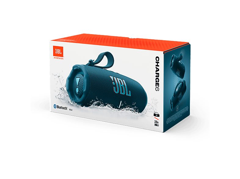 Altavoz bluetooth - JBL Charge 6, 45 W, Bluetooth, Hasta 24 horas + 4 horas con Playtime Boost, Resistente a golpes, agua y polvo, Azul — foto 12