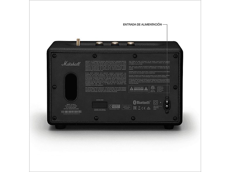 Altavoz bluetooth - Marshall Acton III, 30 W, Bluetooth 5.2, Negro — foto 4