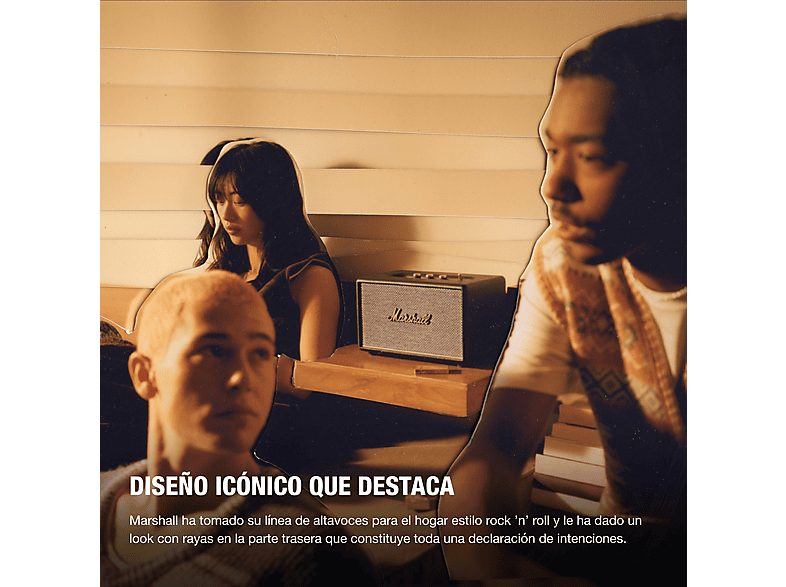 Altavoz bluetooth - Marshall Acton III, 30 W, Bluetooth 5.2, Negro — foto 9