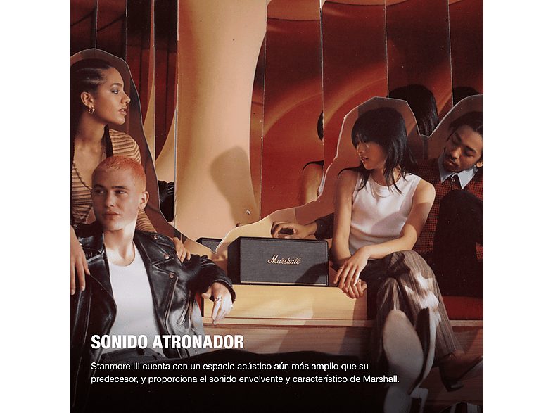 Altavoz bluetooth - Marshall Stanmore III, 50 W, Bluetooth 5.2, Negro — foto 6