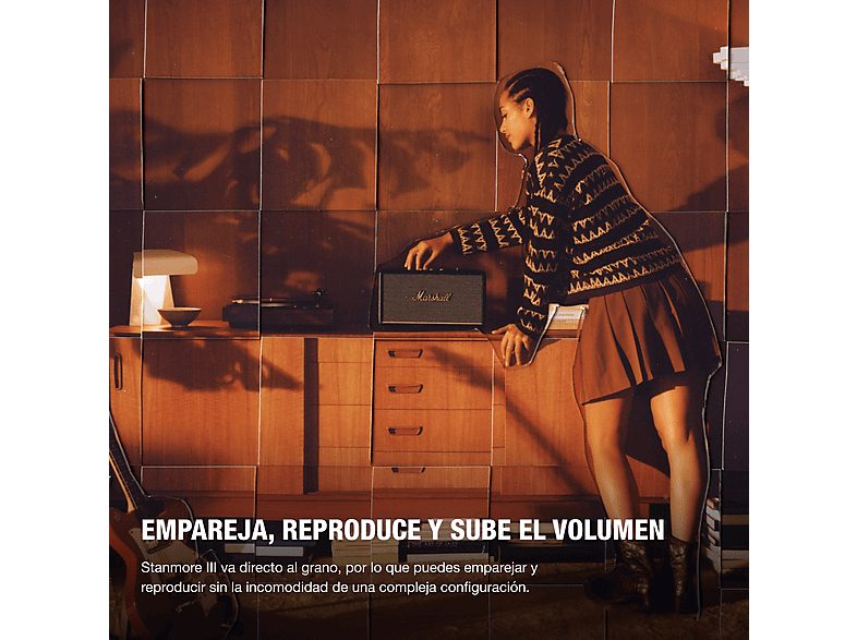 Altavoz bluetooth - Marshall Stanmore III, 50 W, Bluetooth 5.2, Negro — foto 8