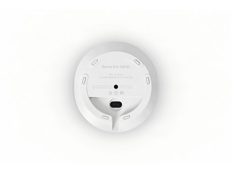Altavoz bluetooth - Sonos Era 100sl, Alimentación por Cable, WiFi 6, Control Táctil Intuitivo, Sonido Estéreo, Blanco — foto 6