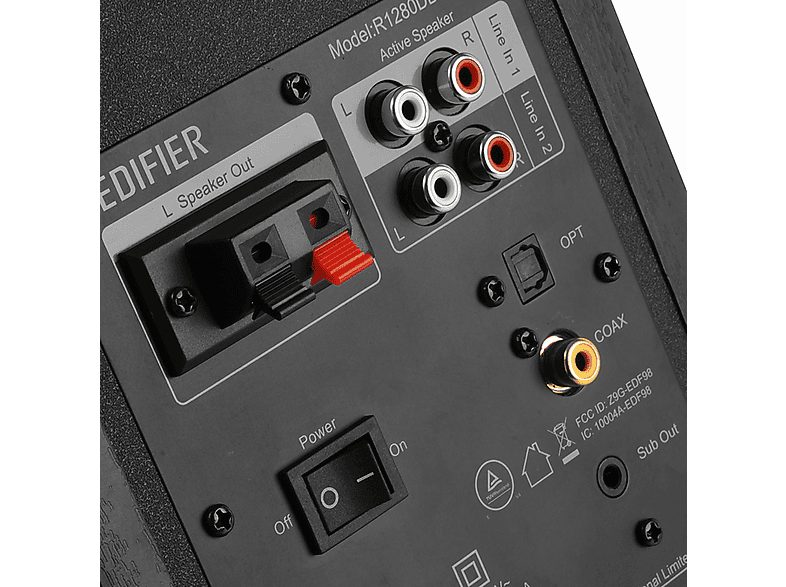 Altavoz de estantería - EDIFIER R1280DBs, 42, 2 canales, Bluetooth, Black — foto 5