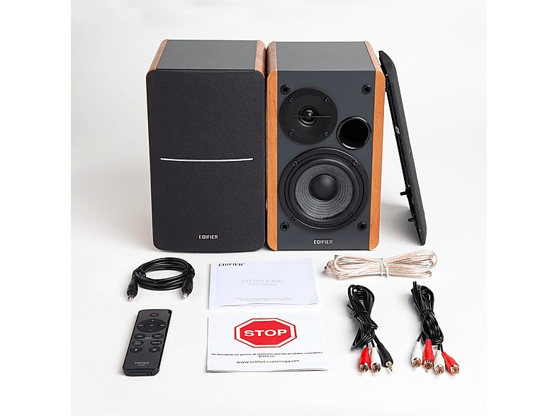 Altavoz de estantería - EDIFIER R1280DBs, 42, 2 canales, Bluetooth, Brown — foto 5