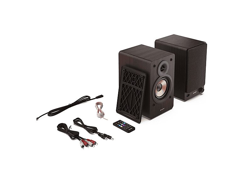Altavoz de estantería - SHARP CP-SS30, 60 W, 2.0 canales, Bluetooth, Marrón — foto 4