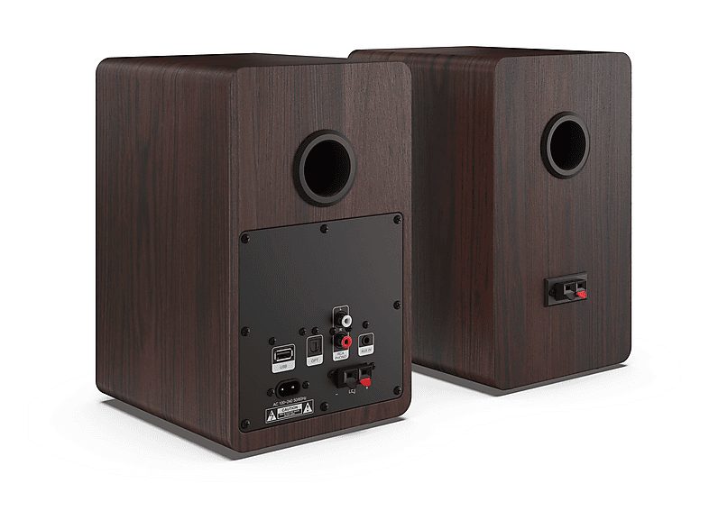 Altavoz de estantería - SHARP CP-SS30, 60 W, 2.0 canales, Bluetooth, Marrón — foto 9