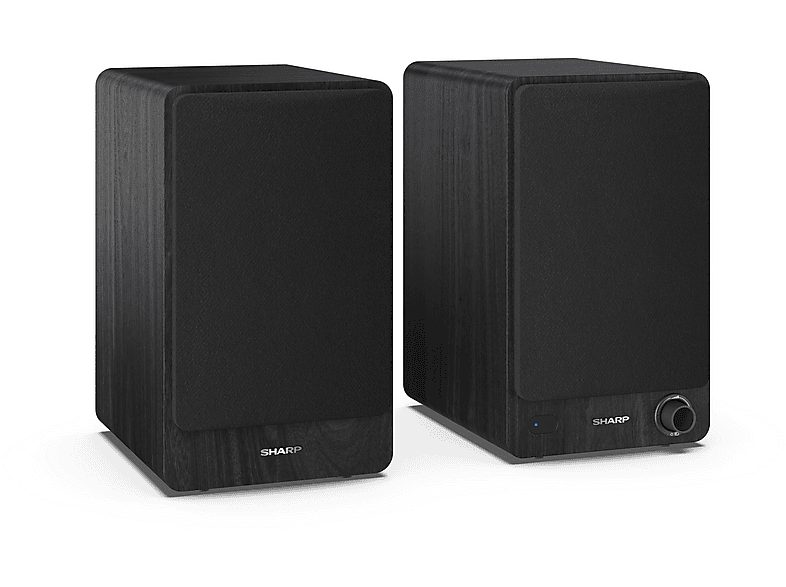 Altavoz de estantería - SHARP CP-SS30BK, 60 W, 2.0 canales, Bluetooth, Negro — foto 3